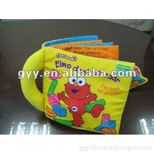Recyling Elmo baby/children cloth book printing service 2012